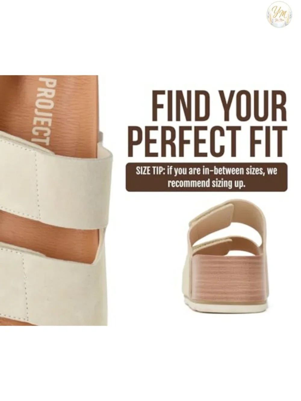 Genuine Leather Platform Sandals Women Summer Wedges Non-Slip Water-Resistant
